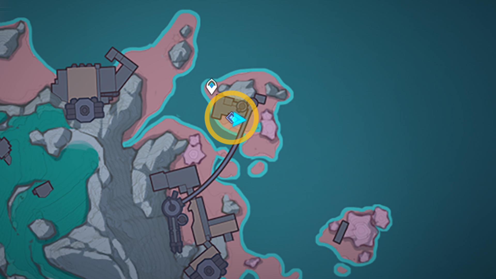 Вход в сооружение на северном полуострове