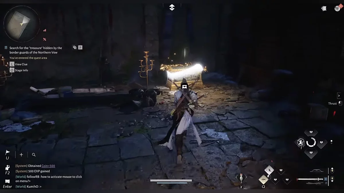 Большой золотой сундук с легендарным умением Касание смерти