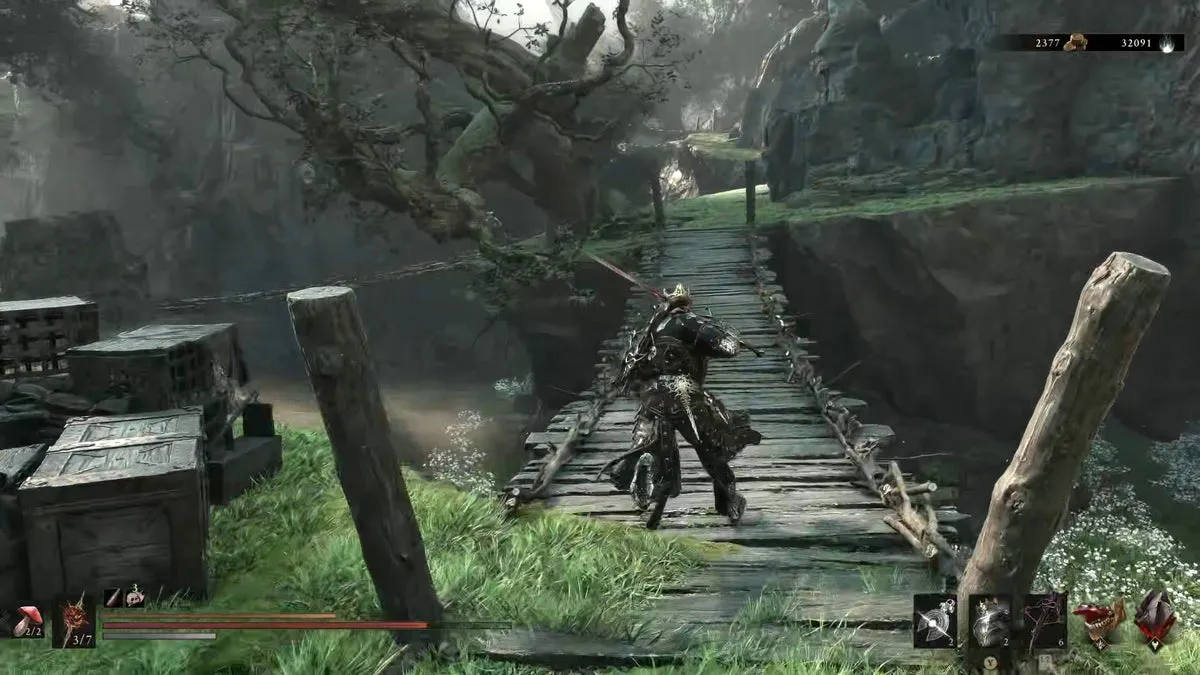 Выход из строения Охотничьих угодий