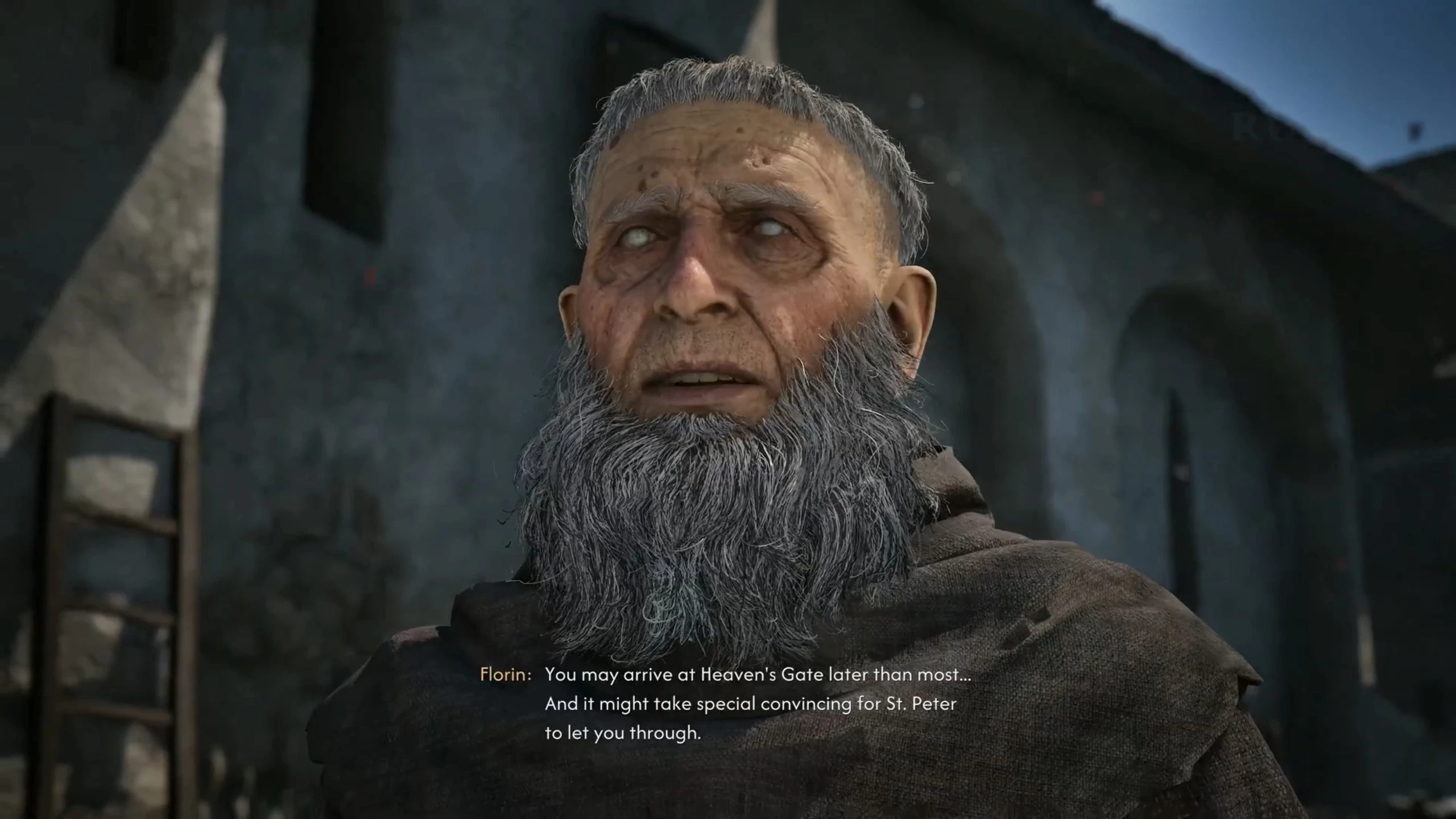 Отец Флориан предлагает Коэну союз в The Blood of Dawnwalker