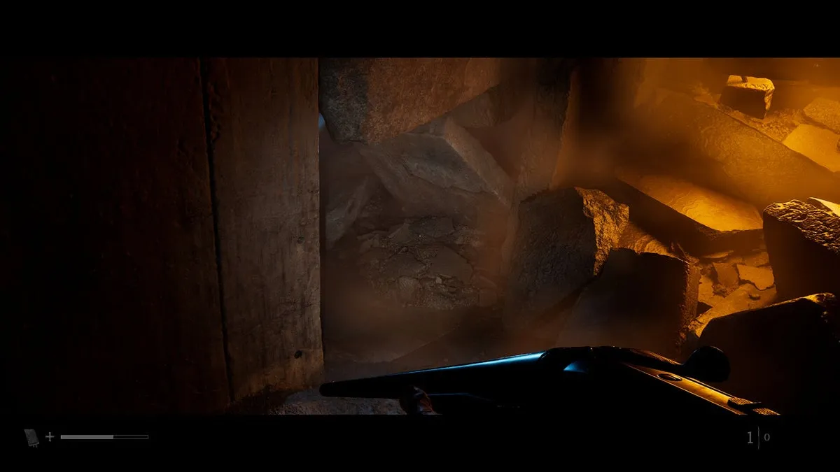 Завал, через который можно проползти пригнувшись, в Silent Hill Townfall