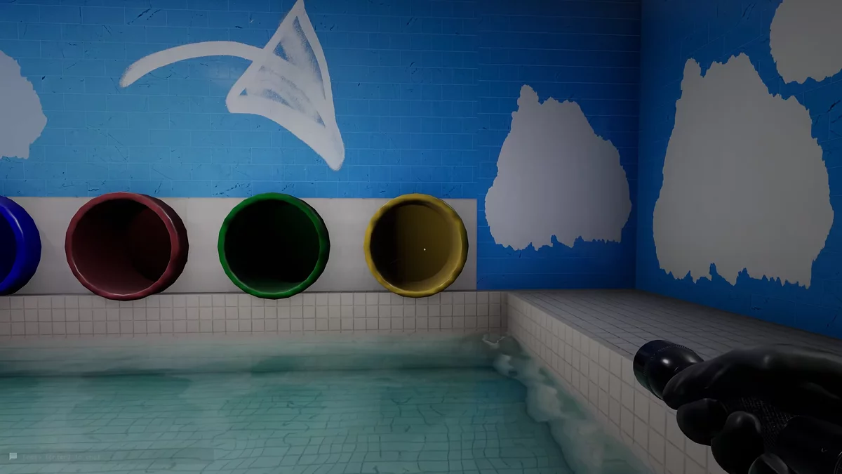 Финальная комната с тусовщиком перед выходом