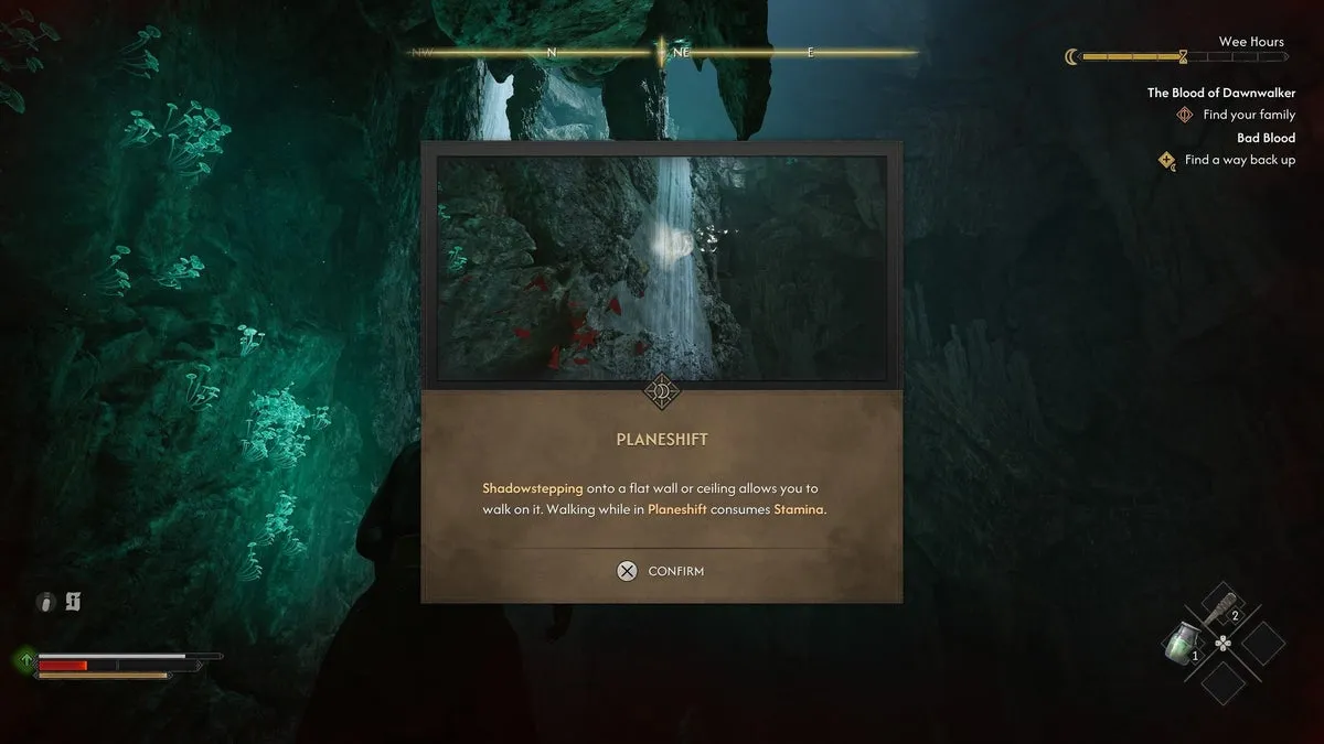 Подсказка о способности «Смена плоскости» в The Blood of Dawnwalker