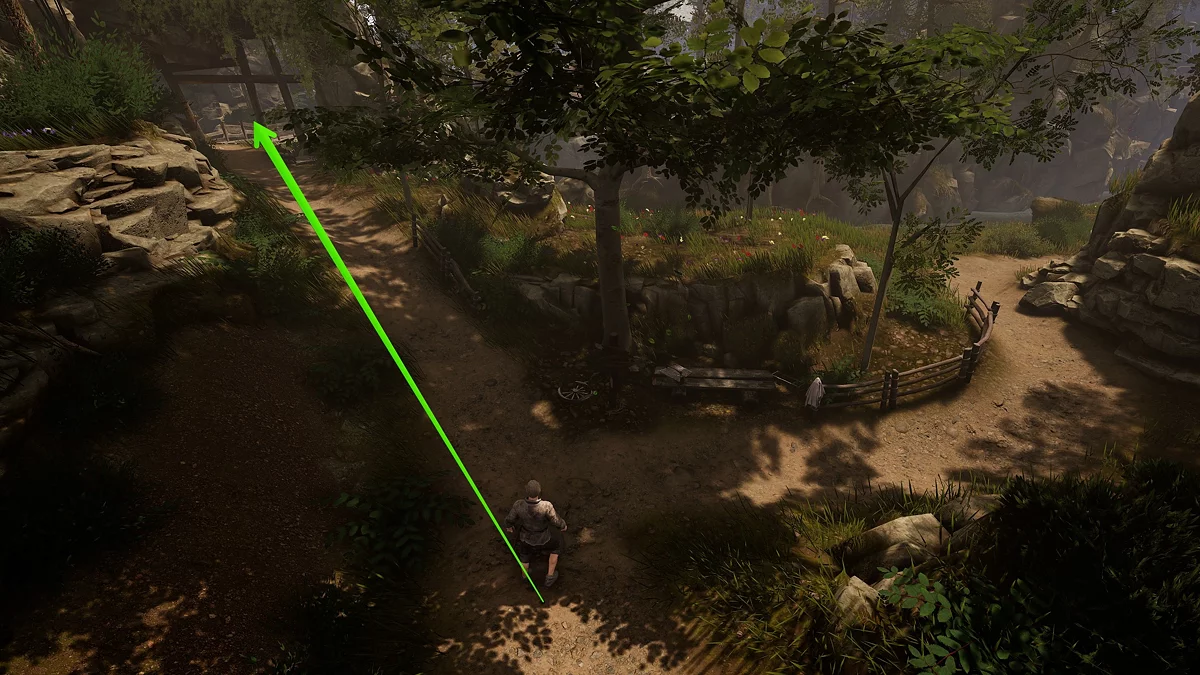 Красная сторожевая башня - первый населённый пункт на пути