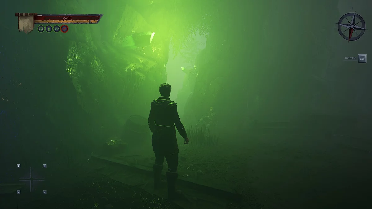 Разрушенный лагерь после ночного нападения на орден