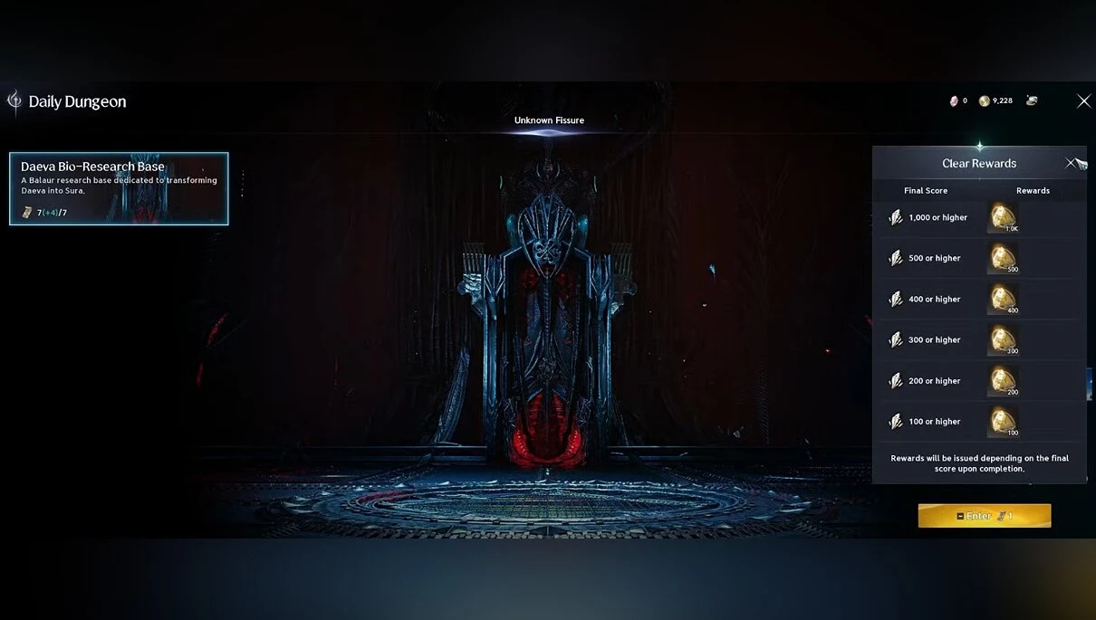 Ежедневное подземелье в AION 2