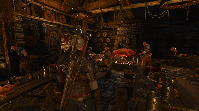 Сравнение HBAO+ и SSAO при разном освещении в The Witcher 3