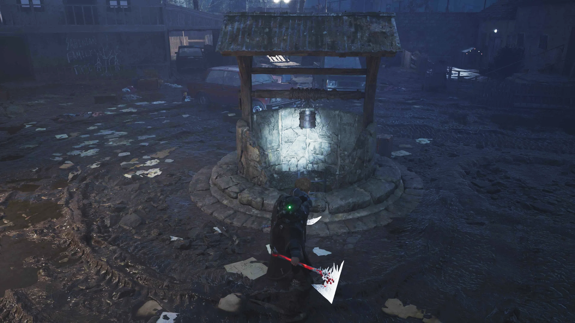 Колодец в Джове рядом с домиком на дереве