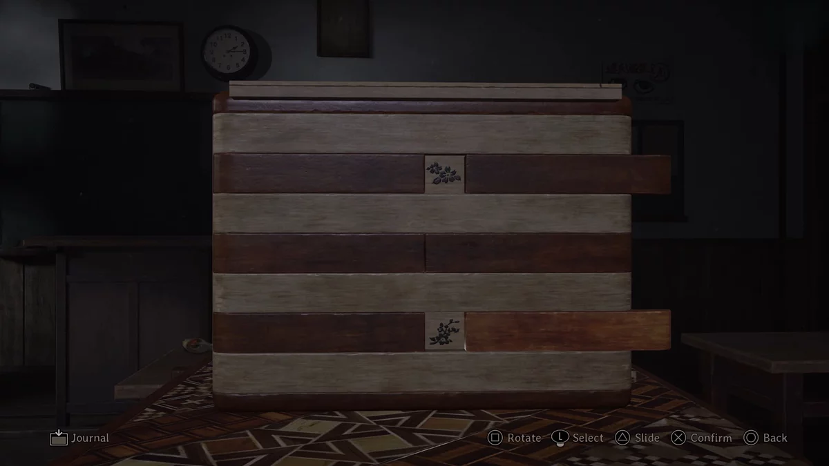 Решение третьего этапа головоломки с сакурой, сторона 2 в режиме Сложно