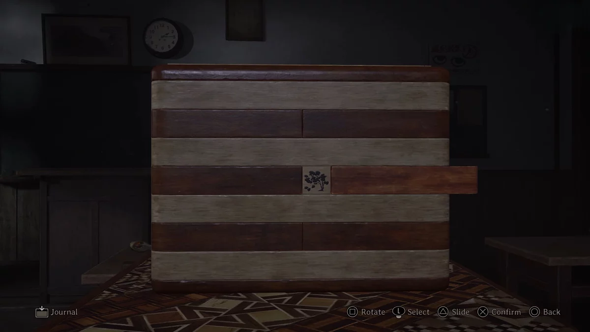 Решение третьего этапа головоломки с сакурой, сторона 1 в режиме Сложно