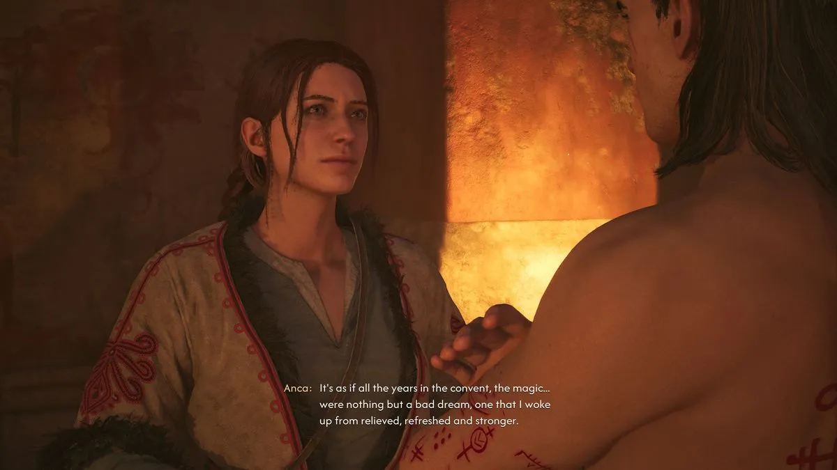 Анка использует Источник и снимает проклятие в The Blood of Dawnwalker
