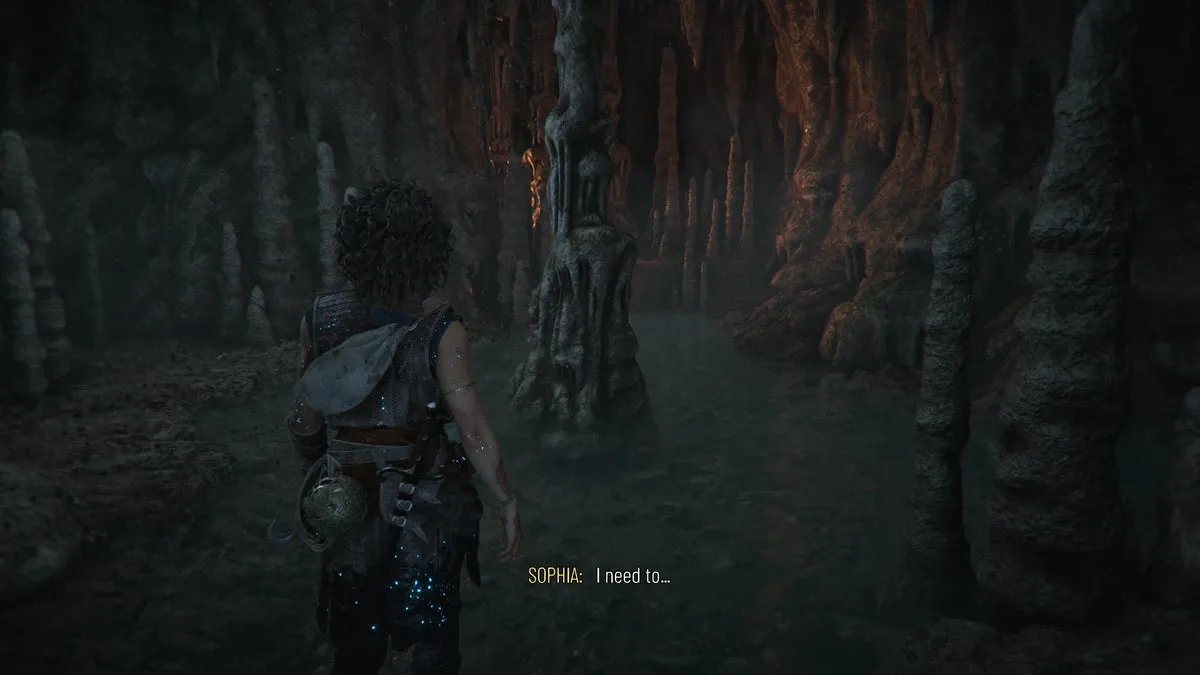 София внутри пещеры в Resonance: A Plague Tale Legacy