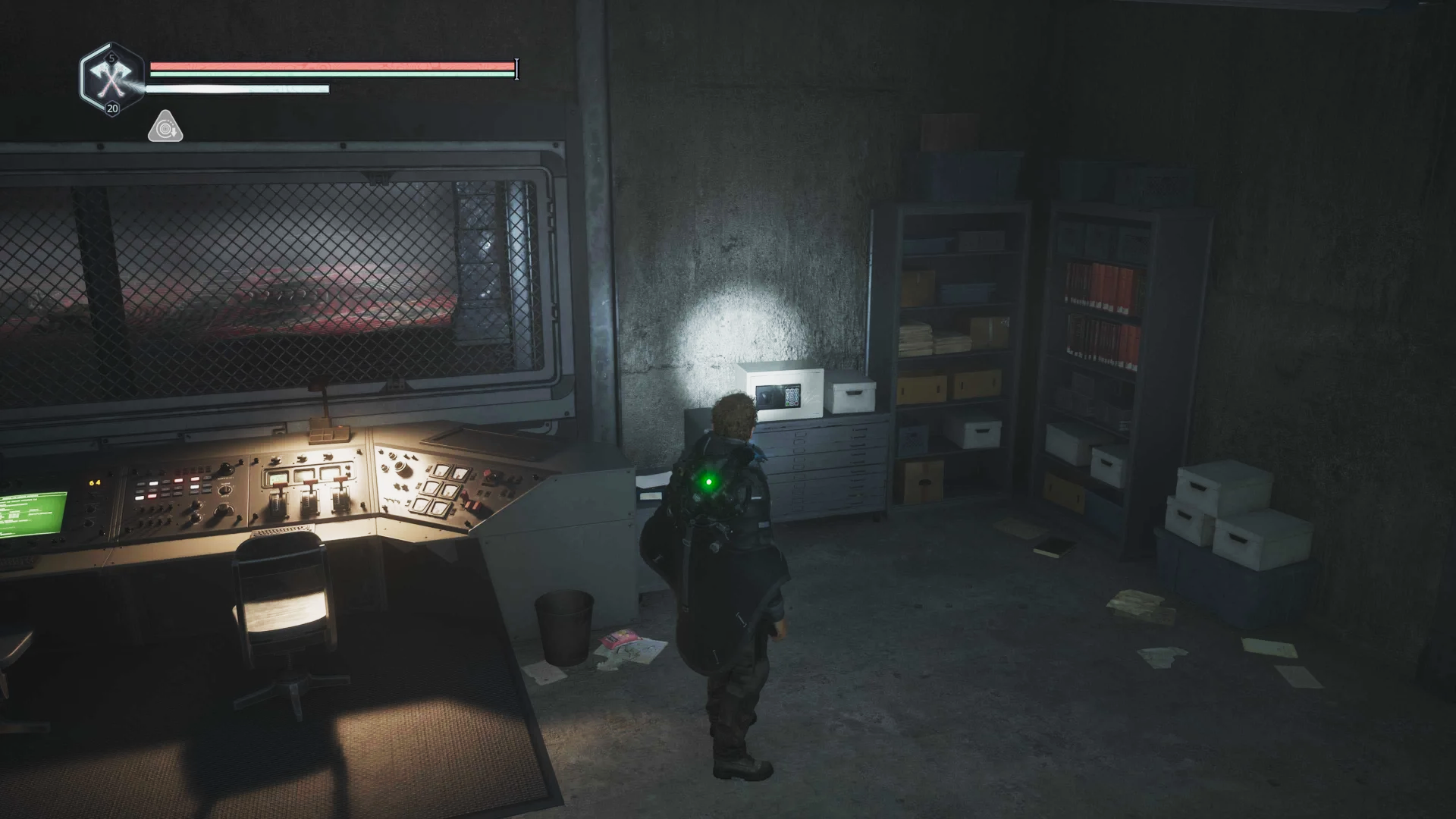 Сейф с кодом 77777 и аминовыми призмами