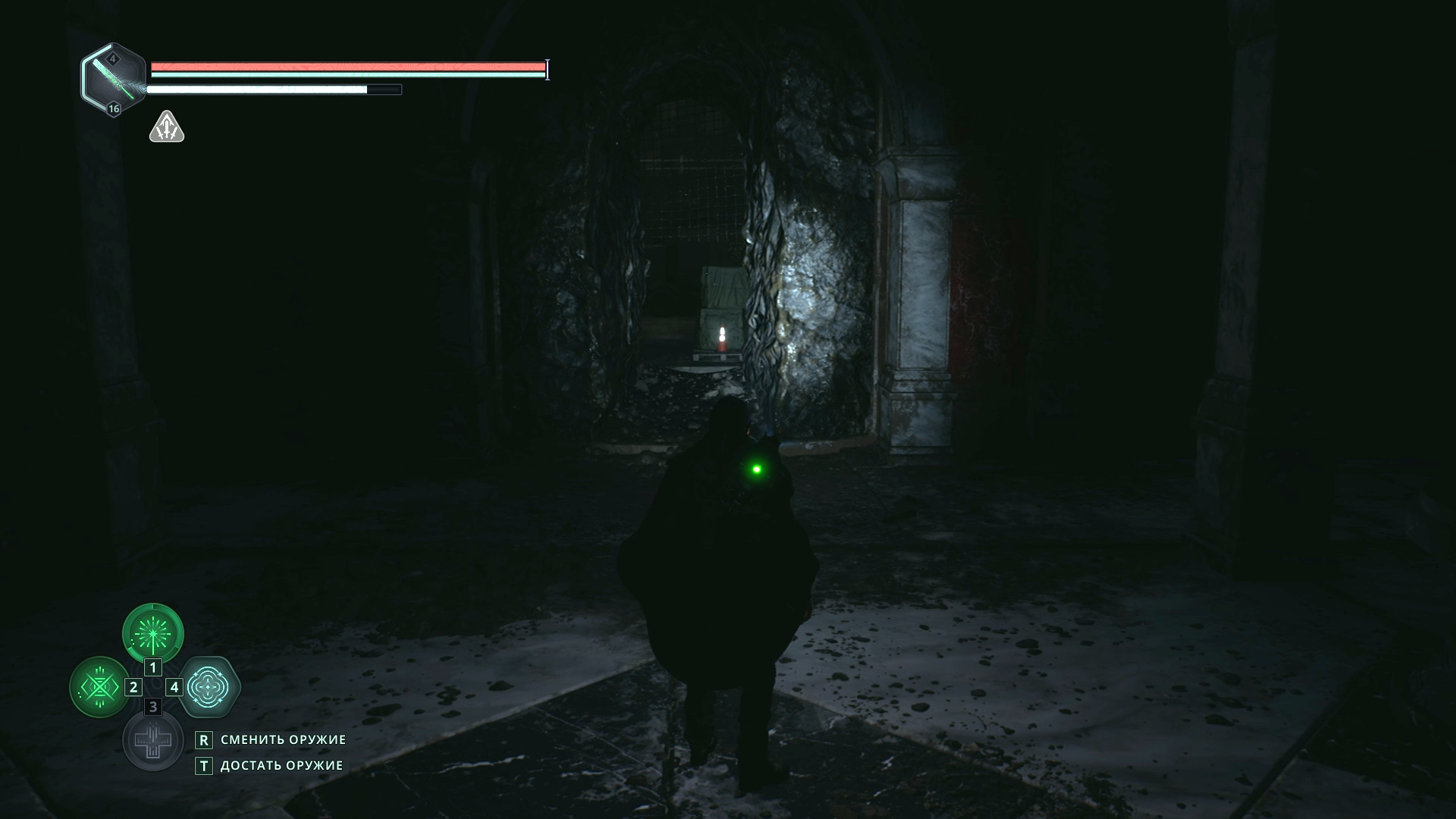 Проход за статуей открылся