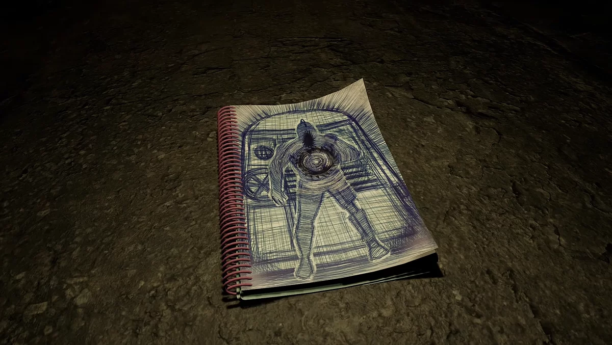 Второй альбом Анны в коридоре морозильной комнаты после катсцены