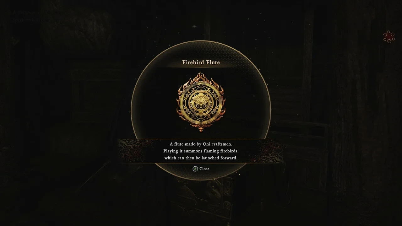 Флейта Огненной Птицы в Onimusha: Way of the Sword