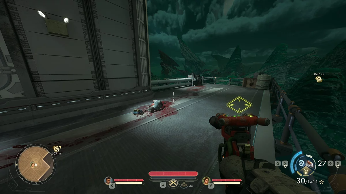 Пятый оружейный пропуск на крыше возле главного пульта управления электростанцией