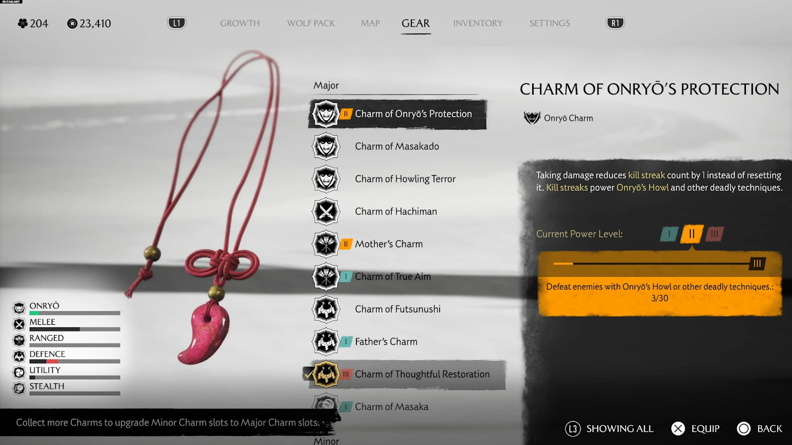 Обереги Онре - мистические талисманы силы духа в Ghost of Yotei