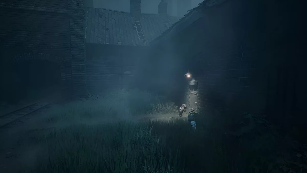 Дальняя дверь в помещении для поиска колёс дрезины