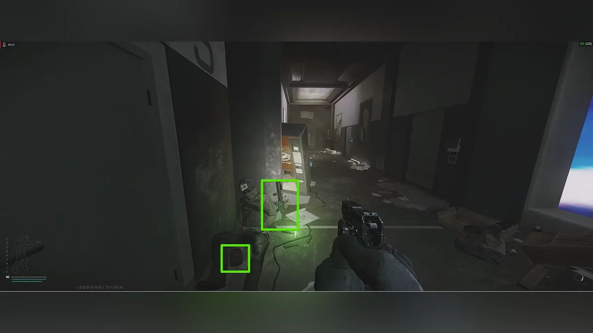 Коридор с трупом и аптечкой Salewa для квеста Терапевта