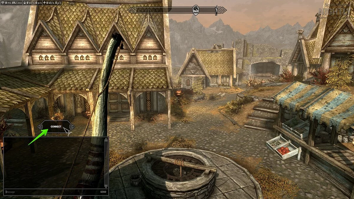 Подключение к публичному серверу Skyrim Together через консоль мода