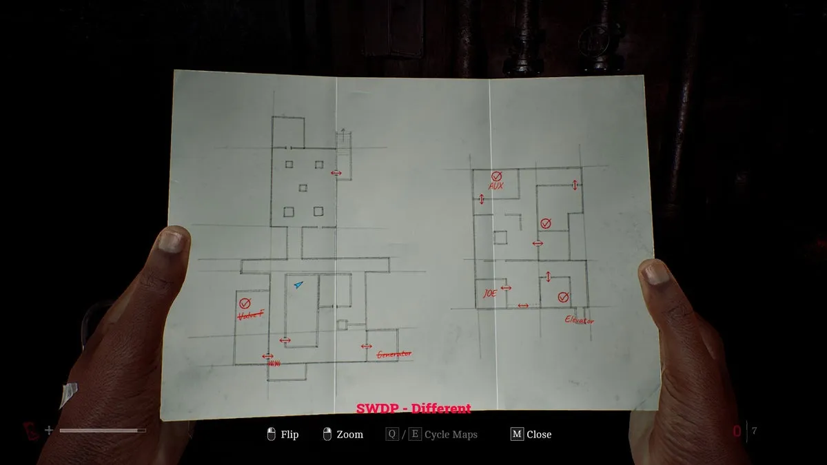 Карта с местом, где найти Странную книгу №3, в Silent Hill: Townfall