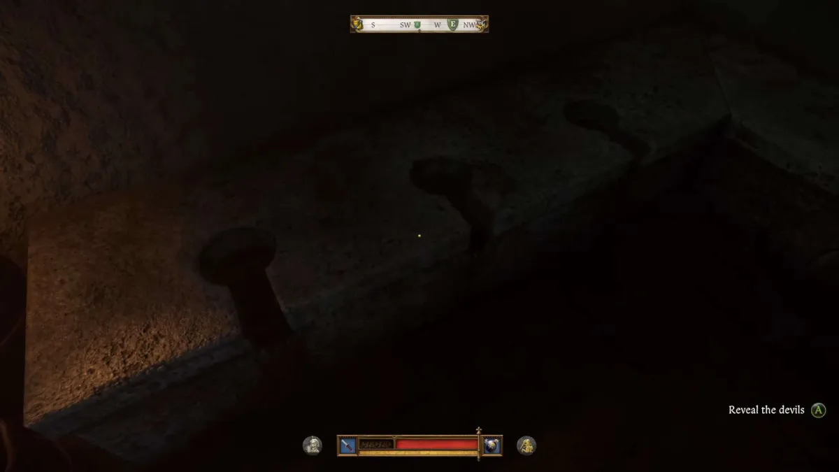 Осмотренная уборная в нижнем помещении караульни