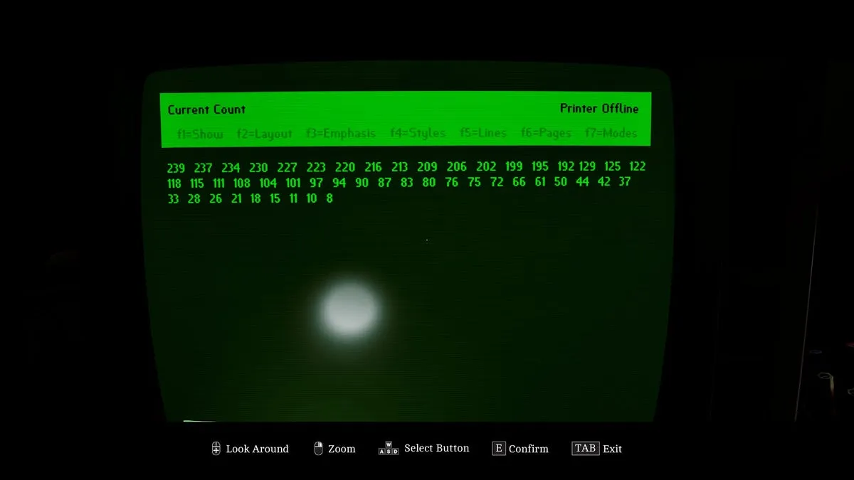 Открытое письмо «Current Count» на экране компьютера