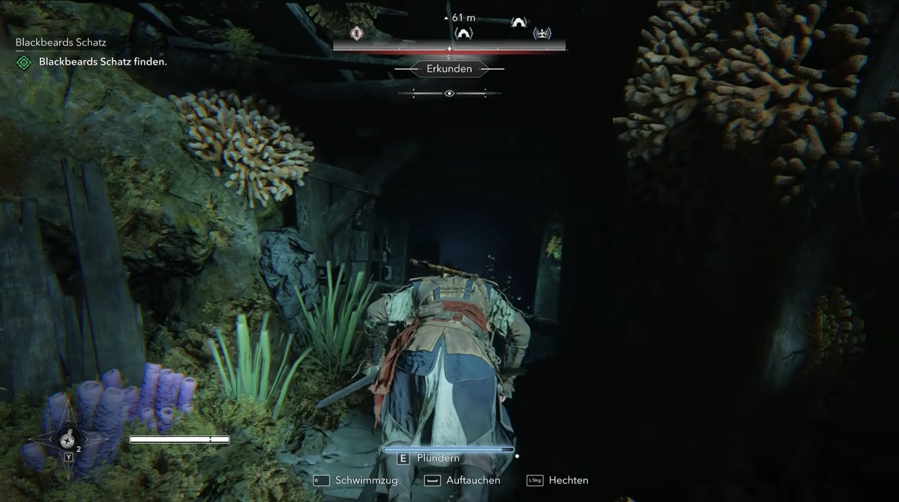 Вход в затопленную шахту в бухте Анотто, Assassin's Creed Black Flag Resynced