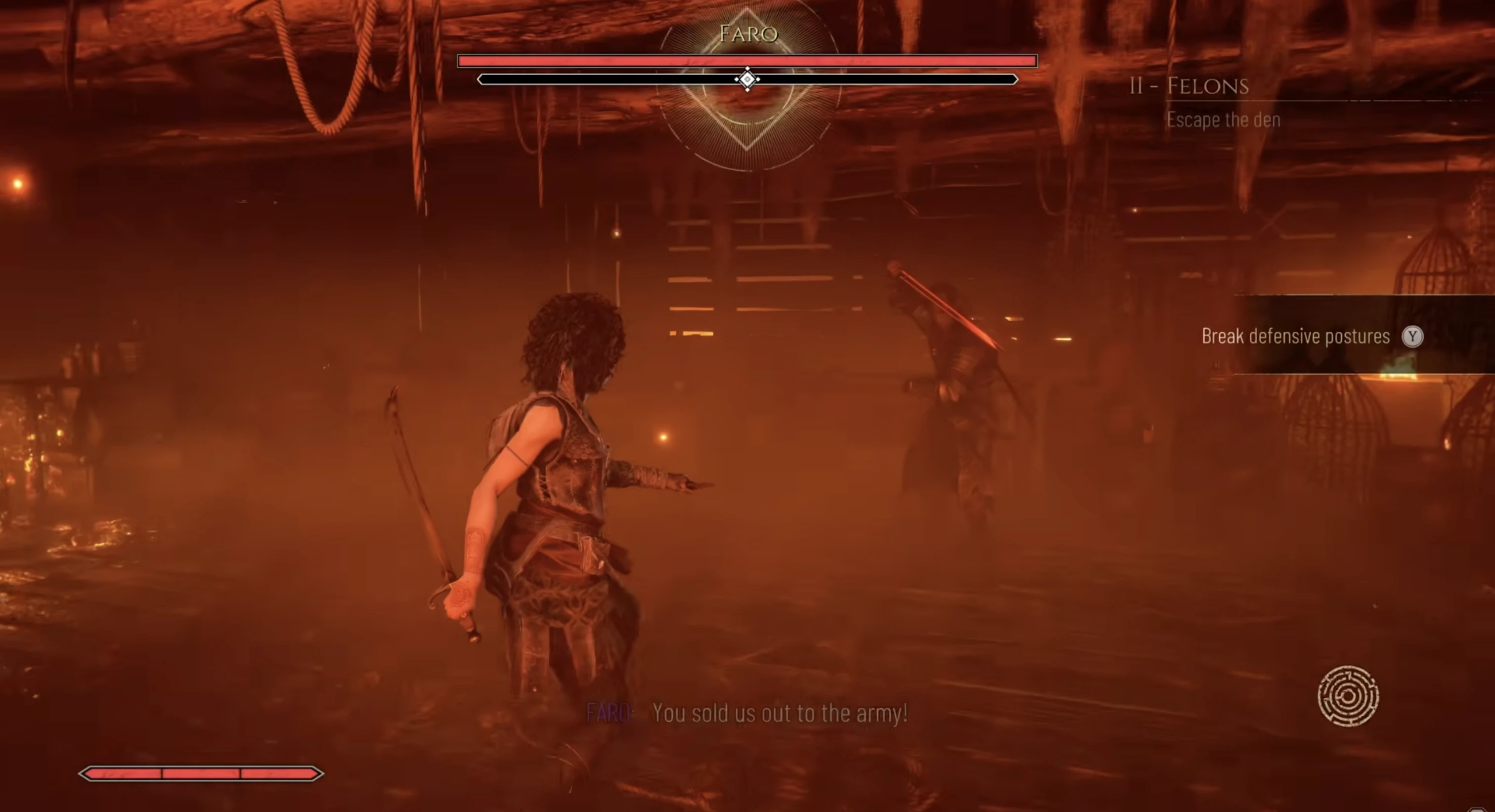 София сражается с Фаро в Resonance: A Plague Tale Legacy
