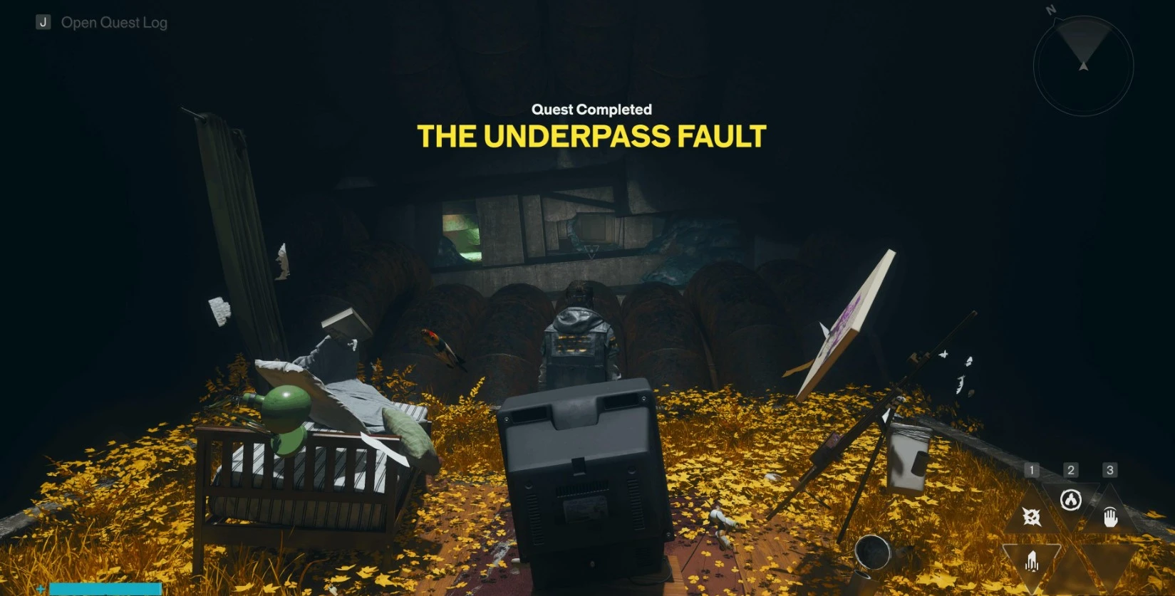 Живой осколок 20 за третий разлом The Underpass Fault в Control Resonant