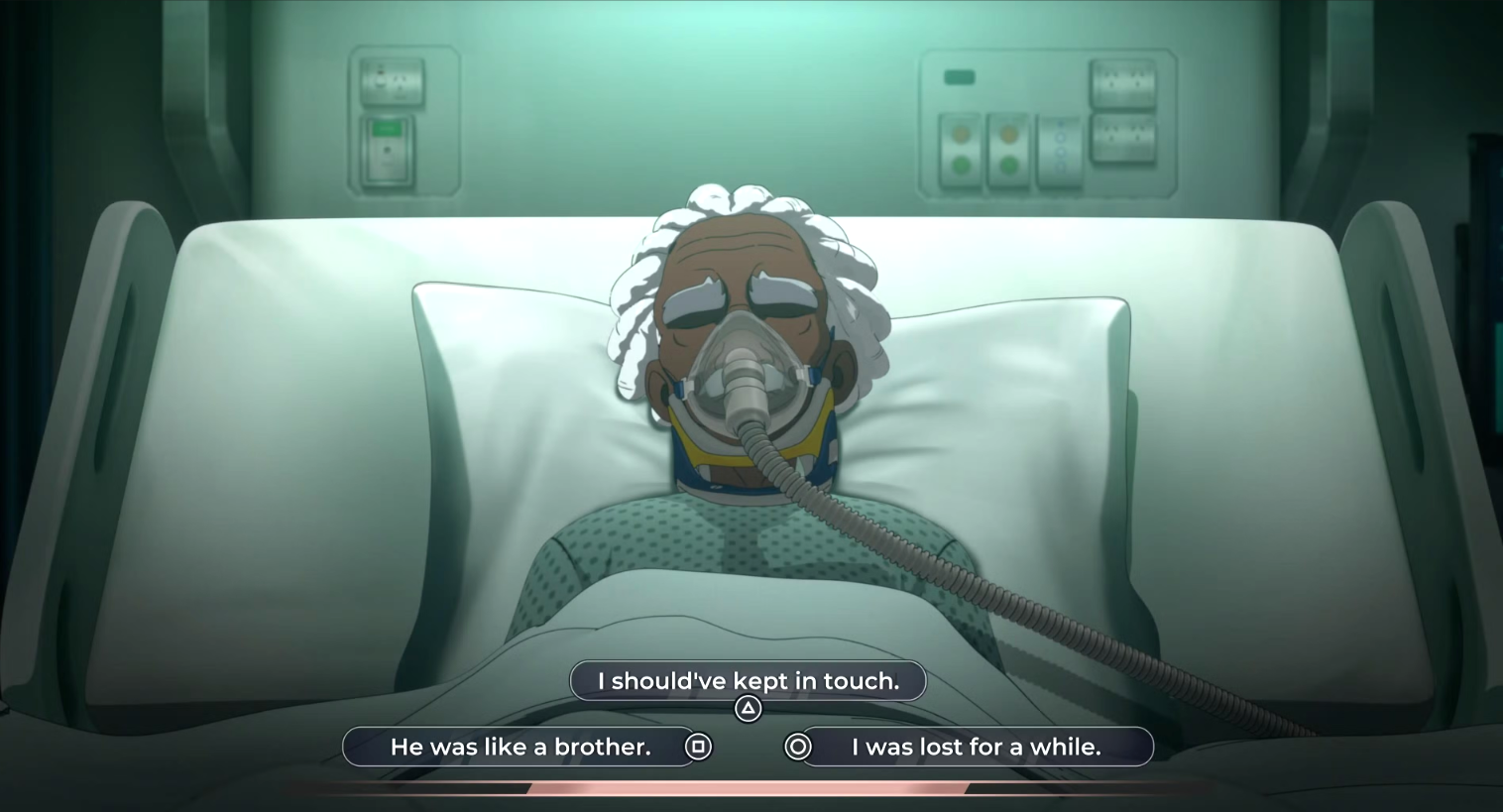 Разговор с Блонди Блейзер в больнице о прошлом Роберта и Чейза