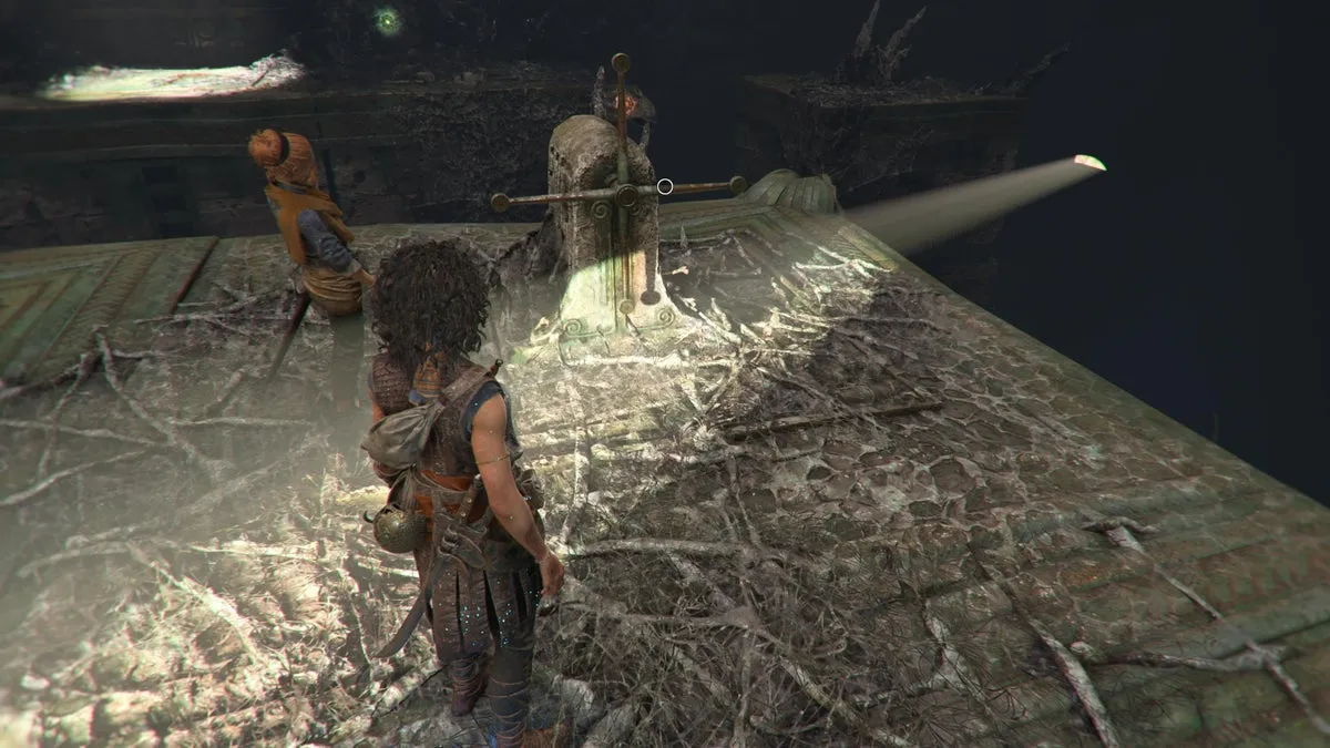 София подходит к вороту в Resonance: A Plague Tale Legacy