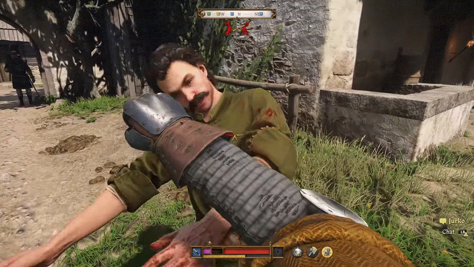 Капитан Гнарли прерывает драку с Юрко в KCD2