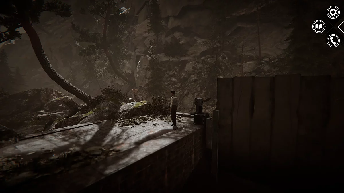 Механизм шлюза с веслом вместо рычага для осушения пруда