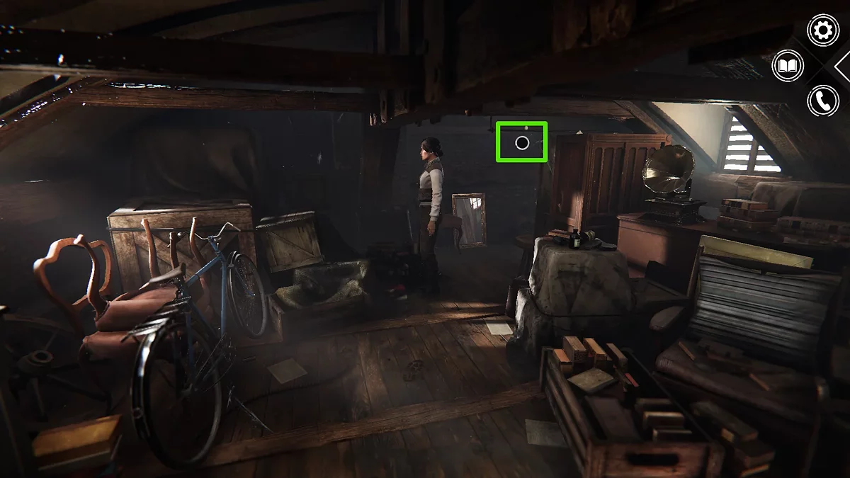 Рисунок мамонта на стене чердака с подписью Ганс 1932