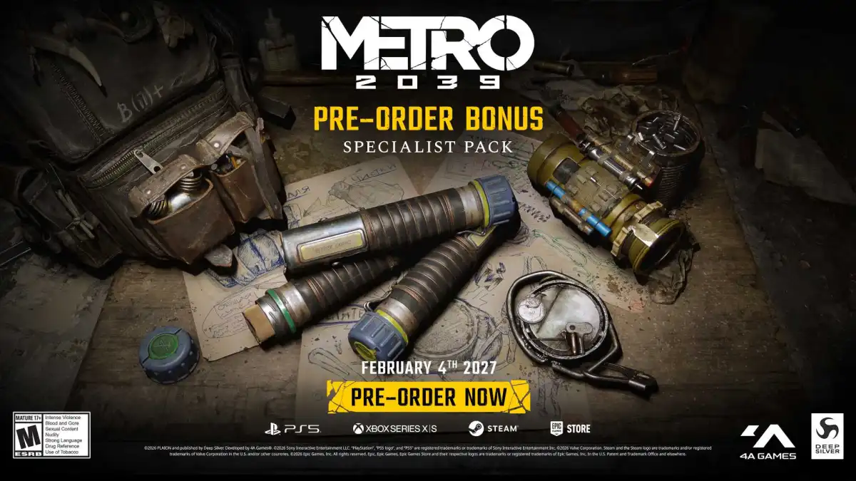 Графика бонуса за предзаказ Metro 2039 с набором Specialist Pack