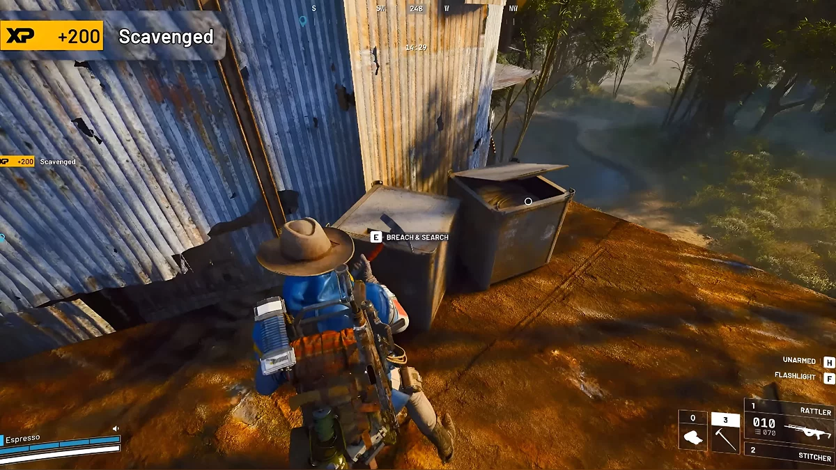 Процесс взлома контейнера в ARC Raiders