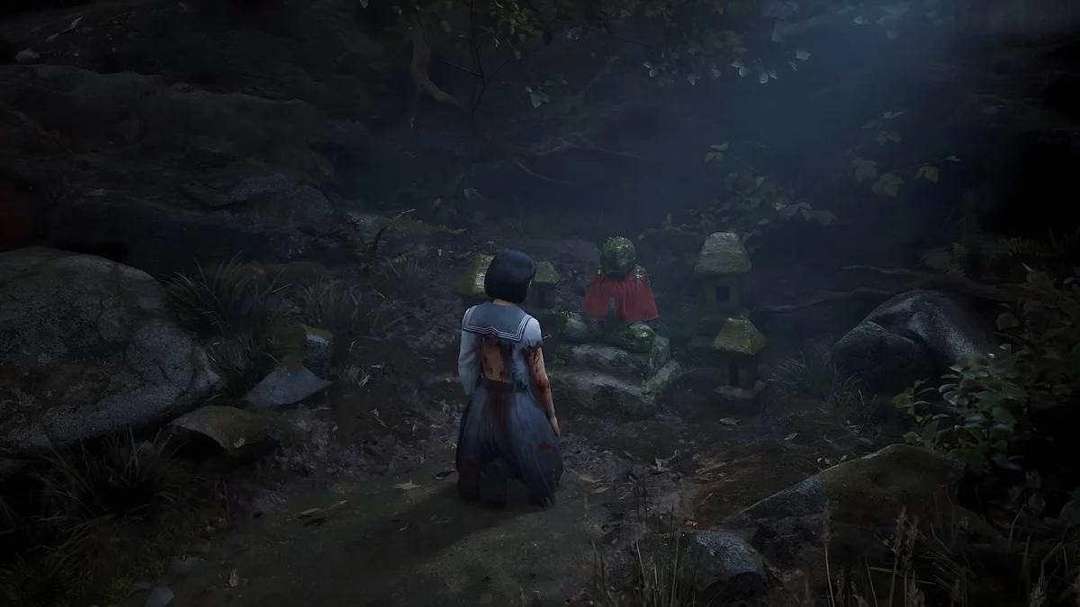 Статуя Дзидзо для подношения броши Silent Hill f