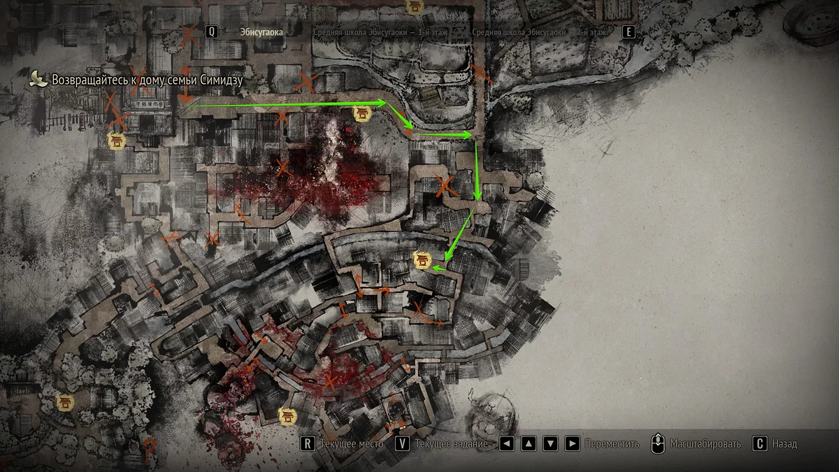 Путь к рисовым полям с поворотом к алтарю Silent Hill f