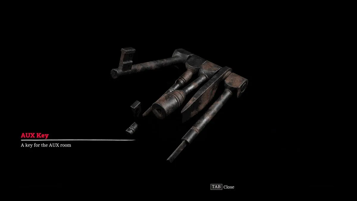 AUX-ключ в Silent Hill: Townfall