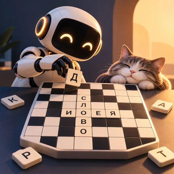 Обложка Crossword Generator: бесплатный конструктор кроссвордов с решателем ограничений и поддержкой русского