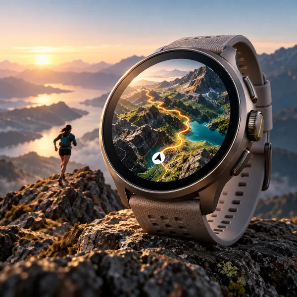 Обложка Suunto Race 3S: спортивные часы для трейлраннинга с AMOLED 2000 нит, сапфиром и бесплатными топокартами
