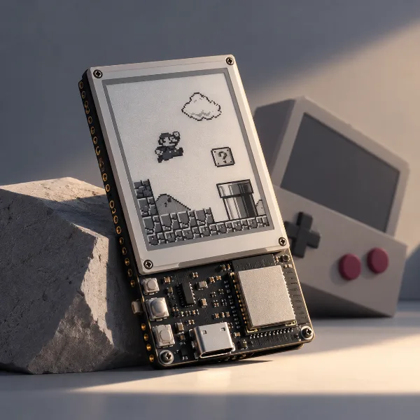 Обложка Эмулятор Game Boy на e-ink: 30 кадров в секунду на плате Waveshare ESP32-S3
