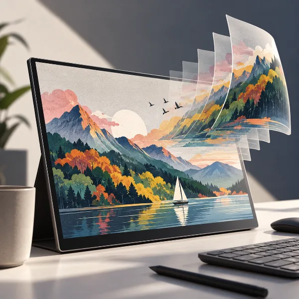 Обложка Bigme B13 Pro: цветной e-paper монитор на 13,3 дюйма с частотой до 60 кадров/с