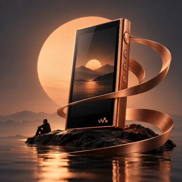 Обложка Sony Walkman NW-ZX900: медный корпус и звук без компромиссов