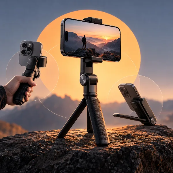 Обложка OmniGrip: подставка, штатив и рукоятка для смартфона в одном аксессуаре