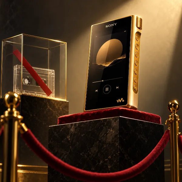 Обложка Sony NW-WM1ZM3: позолоченный Walkman без кассет почти за 6000 долларов
