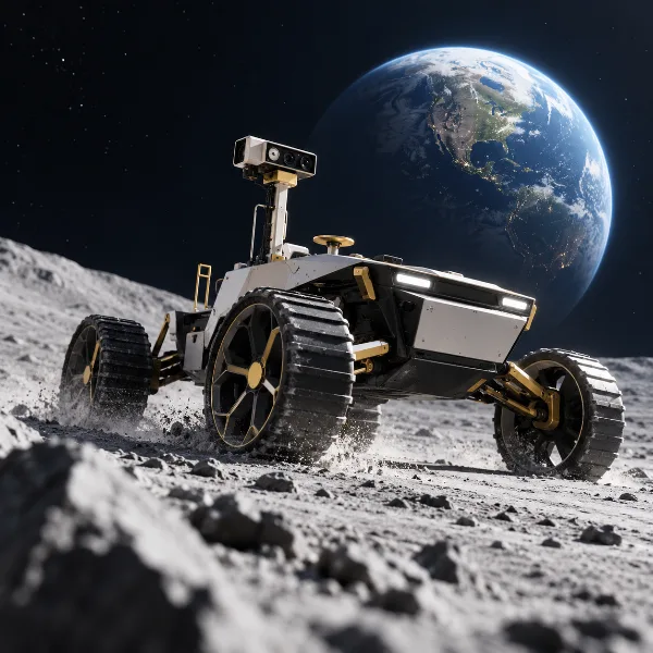 Обложка Лунный вездеход LTV от Lunar Outpost: 18,7 км/ч по Луне для NASA