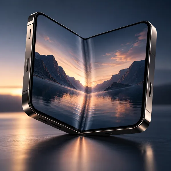 Обложка Apple iPhone Duo: первое видео показывает, что «проблему складки» решить не удалось